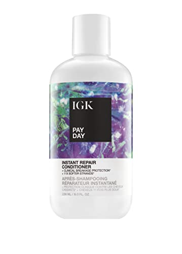 IGK Pay Day Instant Repair Conditioner for Damaged Hair, 8 Oz