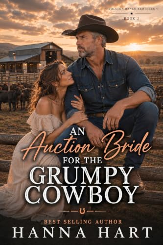 An Auction Bride for the Grumpy Cowboy book cover