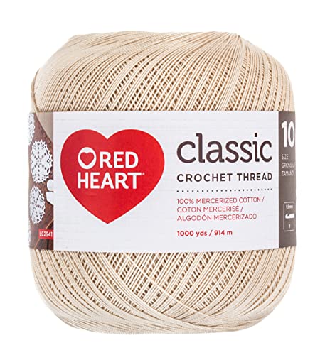 Red Heart Crochet Thread Special 1 Pack of Crochet - Cotton - Size 10-1000 Yards - Knitting/Crochet
