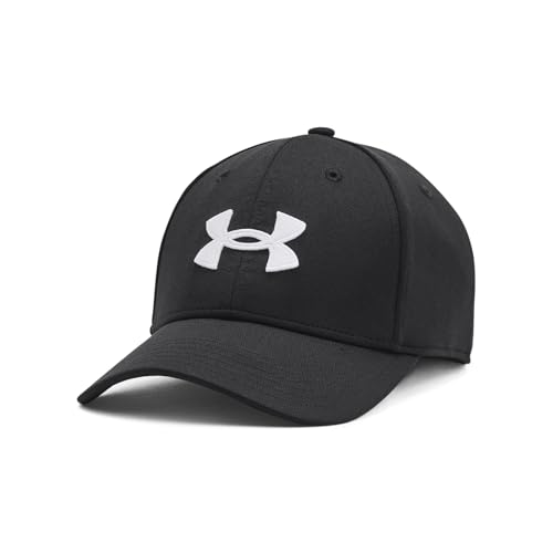 (-40%) Under Armour Men's Blitzing Low Stretch Fit Cap - Black / / White - M/L