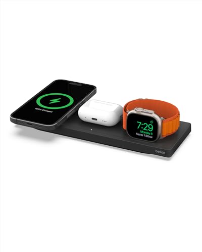 Amazon.com: Belkin MagSafe 3-in-1 Wireless Charging Pad