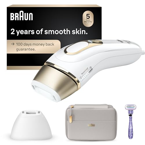Braun IPL Silk·Expert Pro 5 PL5157 Latest Generation IPL, Permanent Visible Hair Reduction, at-Home Hair Removal System