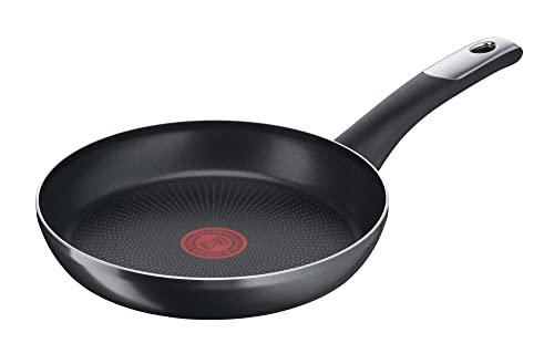 (-39%) Tefal Hard Titanium Essential Bratpfanne 28 cm, Antihaftversiegelung, Thermo-Signal bei idealer Brattemperatur, spülmaschinengeeignet, Nicht induktionsgeeignet, Made in France, C38806
