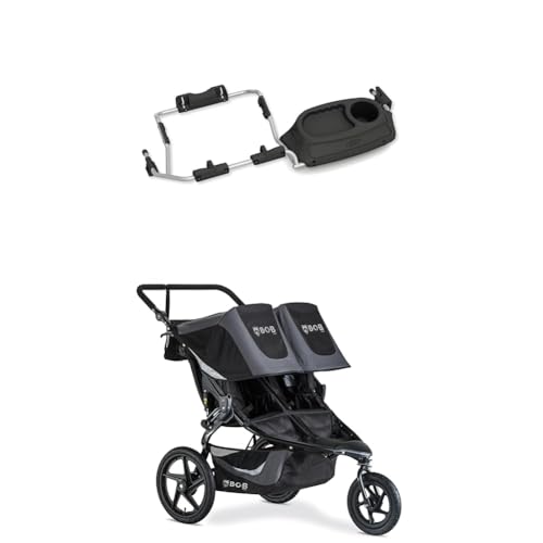 BOB Gear Revolution Flex 3.0 Duallie Double Jogging Stroller, Graphite Black