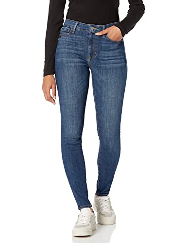 Guess Women's High Rise 1981 Skinny Jeans, Jeans for Women, Zipper Closure, Machine Wash, Imported, Maya Bay, 24