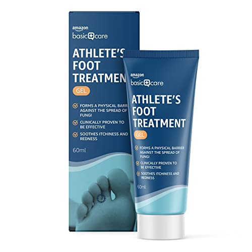 Healthcare by Amazon Athlete’s Foot Treatment Gel, 60 ml , (Previously Amazon Basic Care) – Packaging May Vary