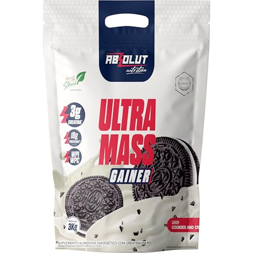 Suplemento Hipercalórico Absolut, Sabor Cookies and Cream, 3kg