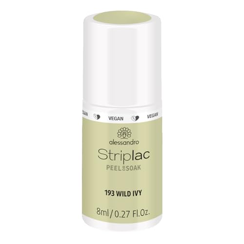 🔥 STARKER PREIS (-36%) alessandro Striplac UV-Nagellack Wild Ivy– Schonend und langanhaltend – Einfache Entfernung dank Peel-Off-Technologie – Vegan und tierversuchsfrei – 8 ml