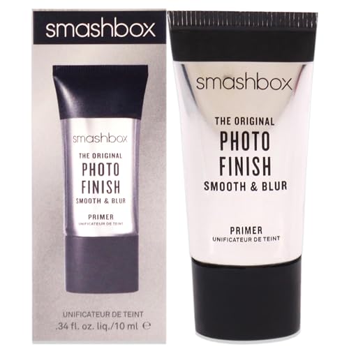 Smashbox The Original Photo Finish Smooth & Blur Makeup Primer | Instantly Smooths and Blurs Fine Lines and Pores | Vitamins A + E, 0.34 Fl Oz