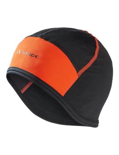 🔥 STARKER PREIS (-56%) VAUDE Bike Cap, warme Helm- Unterziehmütz, Winddicht & atmungsaktiv, wasserabweisend & schnelltrocknend, Glowing red, L