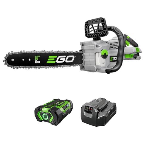 EGO CS1611 16-inch chainsaw kit with 2.5Ah battery and charger