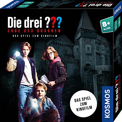 (-43%) Die drei ??? Erbe des Drachen - Das Spiel zum Film von KOSMOS 712716, für 2-4 Kinder ab 8 Jahre, spannendes Kinderspiel, Brettspiel, Geschenk