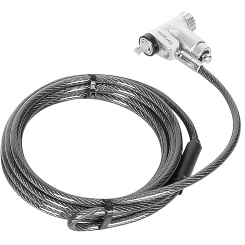 (-58%) Targus ASP95GL DEFCON Universal-Kabelschloss mit Schlüssel – Verstellbarer Schlosskopf, kompatibel mit Kensington T-Lock, Nano & Noble Wedge, Notebook-/PC-Sicherheit, Diebstahlschutz