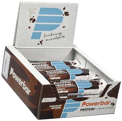 (-46%) Powerbar - Protein Plus - Low Sugar - Chocolate Brownie - 16x35g - High Protein Low Sugar Riegel