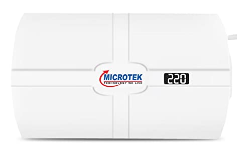 Microtek Smart EM4160+ Digital Display Wall Mounted Automatic Voltage Stabilizer for AC Air Conditioner Upto 1.5 Ton Working Power 160V-285V with 3 Ye