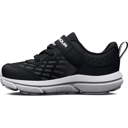 Under Armour Boys' Infant Assert 10 Alternate Closure, (001) Black/White/White, 10K, US