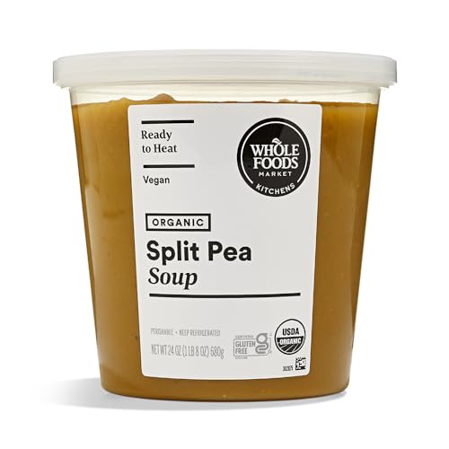 Whole Foods Kitchens, Soup Vegan Split Pea, 24 Ounce