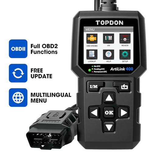 (-26%) TOPDON AL400 OBD2 Diagnosegerät, 10 OBD2 Modi, für EU Autos ab Baujahr 2000