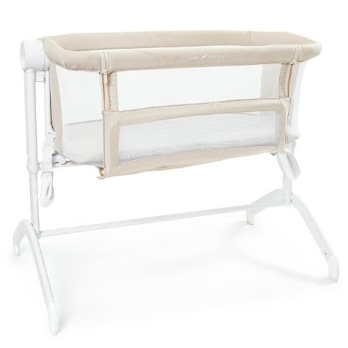 �️Baby Delight Beside Me Wink Bassinet | Bedside Sleeper | 7-Position Height Adjustment | Organic Oat