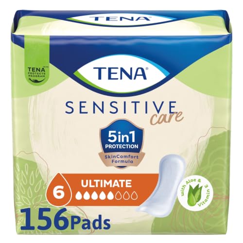 TENA Sensitive Care Ultimate Pads, 156 Count
