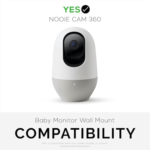 nooie 2K Baby Monitor, Baby Camera Monitor with Phone App, WiFi Indoor Camera for Home Security, AI Motion Tracking, Two-Way Audio, Compatible with Alexa, SD or Cloud Storage
