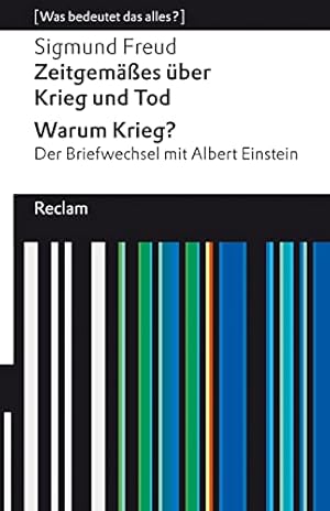 Zeitgemäßes über Krieg und Tod Sigmund Freud