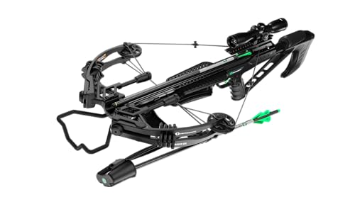 Dagger 405 FPS 220 LBS Compound Crossbow - 15 Inch Cocked with Whisper Silencing System