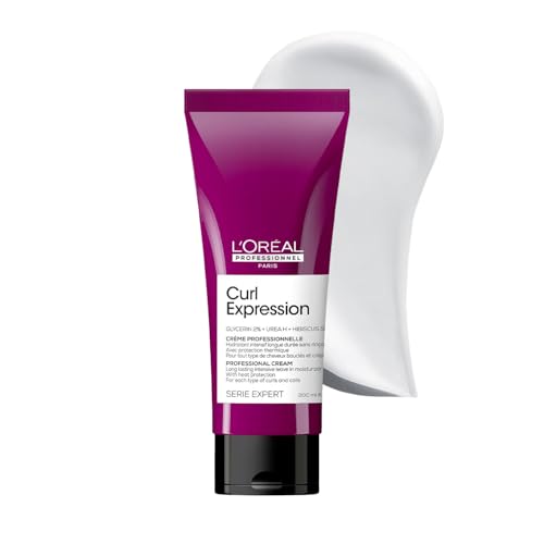 L'Oréal Professionnel Paris Curl Expression Leave-In Cream - For Curly and Coily Hair, Provides 2X More Hydration, Paraben-Free