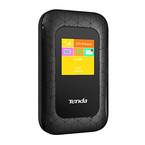 Tenda 4G Mobile Hotspot - 4G L...Setup Required (4G185),Black