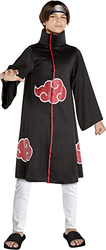 InSpirit Designs Child Naruto Akatsuki Robe Costume, Multicolored, M