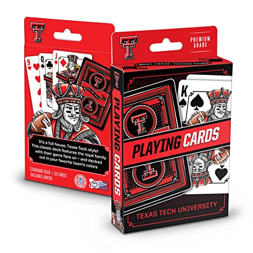 YouTheFan NCAA Texas Tech Red Raiders Classic Series Playing Cards