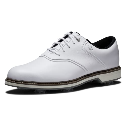 FootJoy Men's FJ Originals Golf Shoe, White/White, 11.5 Medium