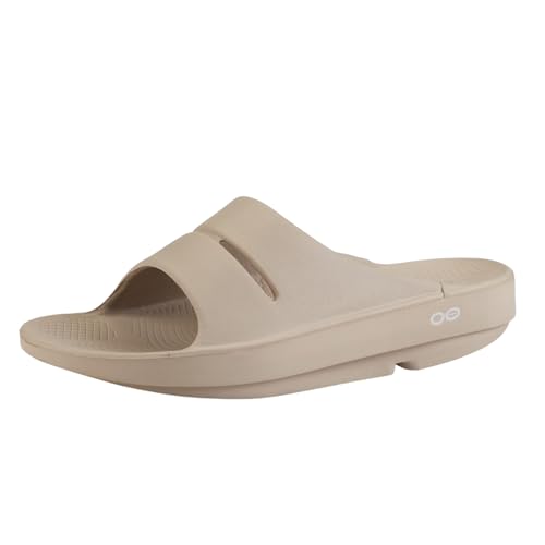 OOFOS OOahh Recovery Slide, Nomad - Women’s Size 8, Men’s Size 6
