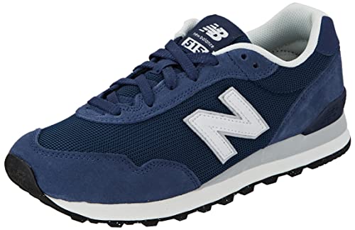 New Balance Women's 515 V3 Sneaker, Nb Navy/White/Aluminum Grey, 8.5