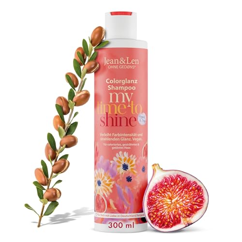 🔥 STARKER PREIS (-43%) Jean & Len Shampoo Colorglanz Arganöl & Feige, vegan, 300 ml