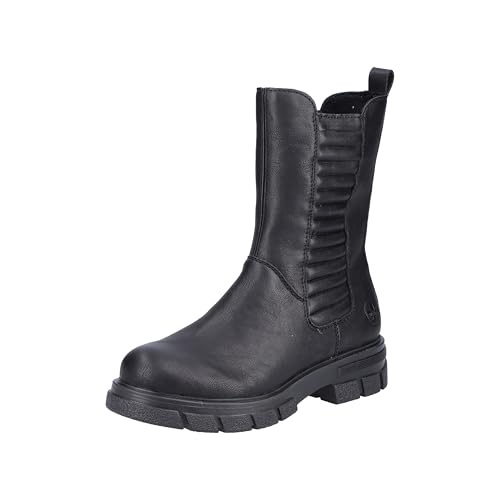 (-37%) Rieker Damen Klassische Stiefeletten Z9181, Frauen Stiefeletten,Kurzstiefel,uebergangsschuhe,uebergangsstiefel,Boots,schwarz (00),39 EU / 6 UK