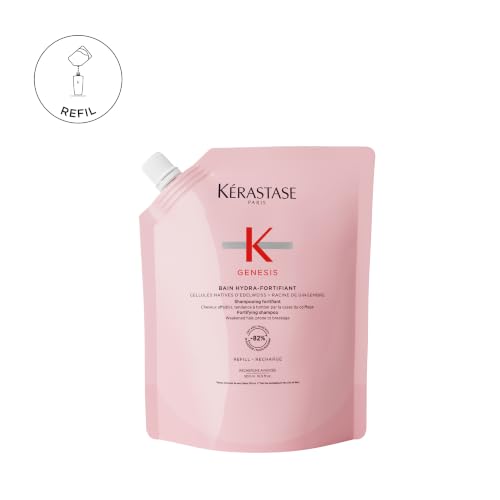 Kerastase Genesis Hydra-Fortifiant Shampoo Refill – Weak Hair, 16.9 Fl Oz