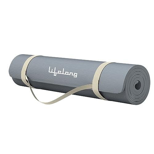 Lifelong LLYM92 Yoga mat for Women & Men EVA Material 4mm Anti-Slip Mat for Workout|Exercise Mat For Home Gym | Yoga Mat-For Gym-Workout and Yoga