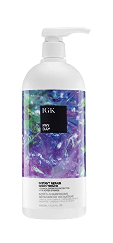 IGK Pay Day Instant Repair Conditioner for Damaged Hair, 33.8 Oz