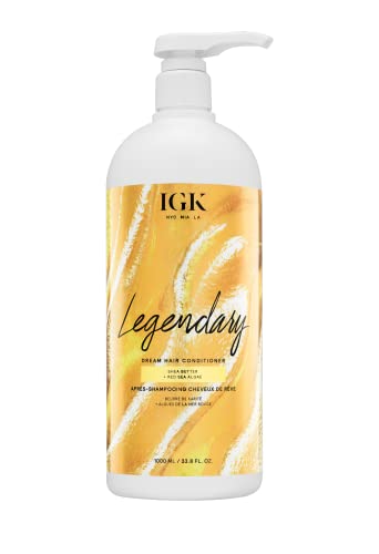 IGK Legendary Dream Hydrating Conditioner for Dry, Color-Treated Hair 33.8Oz