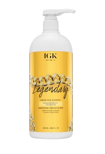 IGK Legendary Dream Hydrating Shampoo for Dry, Color-Treated Hair, 33.8 Oz