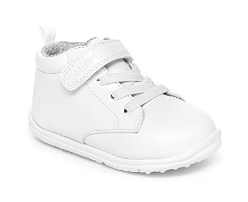 Carter's Every Step Unisex Charlie-P First Walker Shoe, White