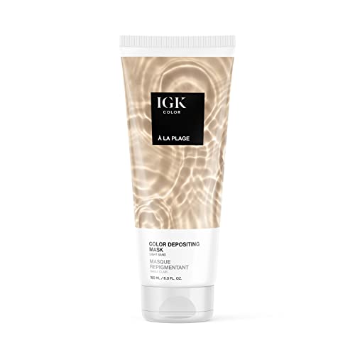 IGK A La Plage Hair Gloss + Semi-Permanent Color Depositing Mask