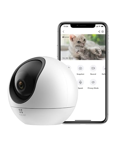EZVIZ Security Camera, 2k+PTZ 360 WiFi Pet Camera, Starlight Colour Night Vision...