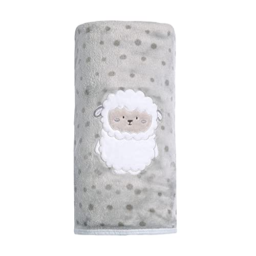 Cobertor Bordado de Microfibra Papi Friends 1.10m x 90cm 1 Unidade, Dino