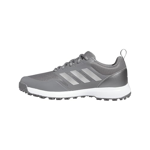 adidas Men's Tech Response 3.0 Spikeless Shoes Golf, Grey Four/Silver Metallic/Solar Gold, 10