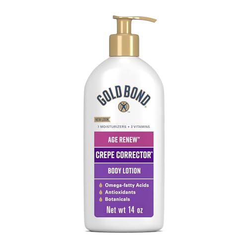 Gold Bond Age Renew Crepe Corrector Body & Face Lotion, Replenishing & Smoothing Formula, 14 oz., Packaging may vary