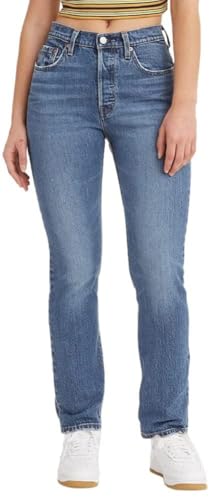 Levi's Women's 501 Original Fit Jeans, (New) Medium Indigo Worn in, 28 Regular