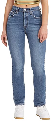 Levi's Women's 501 Original Fit Jeans, (New) Medium Indigo Worn in, 32 Regular
