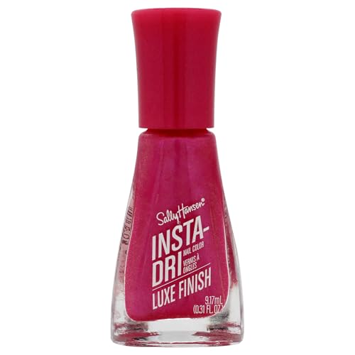 Sally Hansen Insta-Dri, Sleek-a-boo, Quick Dry, Long Lasting, Opaque, Shimmery Pink Nail Polish